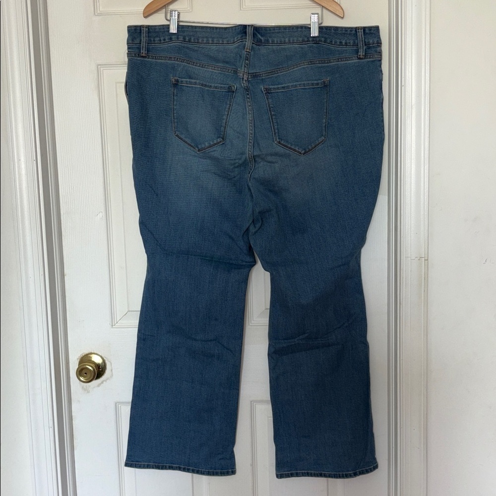 Old navy Kicker Boot Cut Jeans Blue Size 22 - Picture 2 of 5
